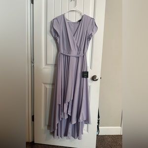 French Countryside Lavender High-Low Dress
